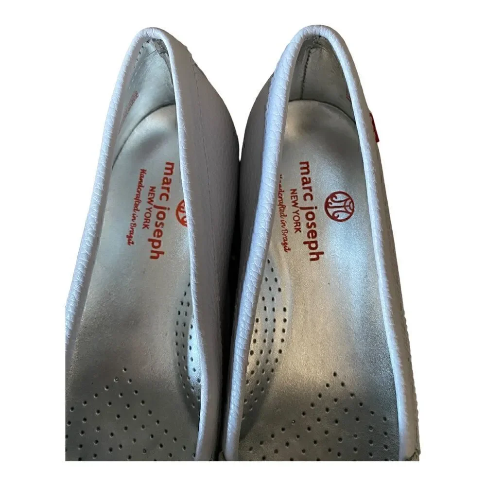 MARC JOSEPH | NEW YORK Leather Made in Brazil Venetian Perforated Loafer Shoes 6